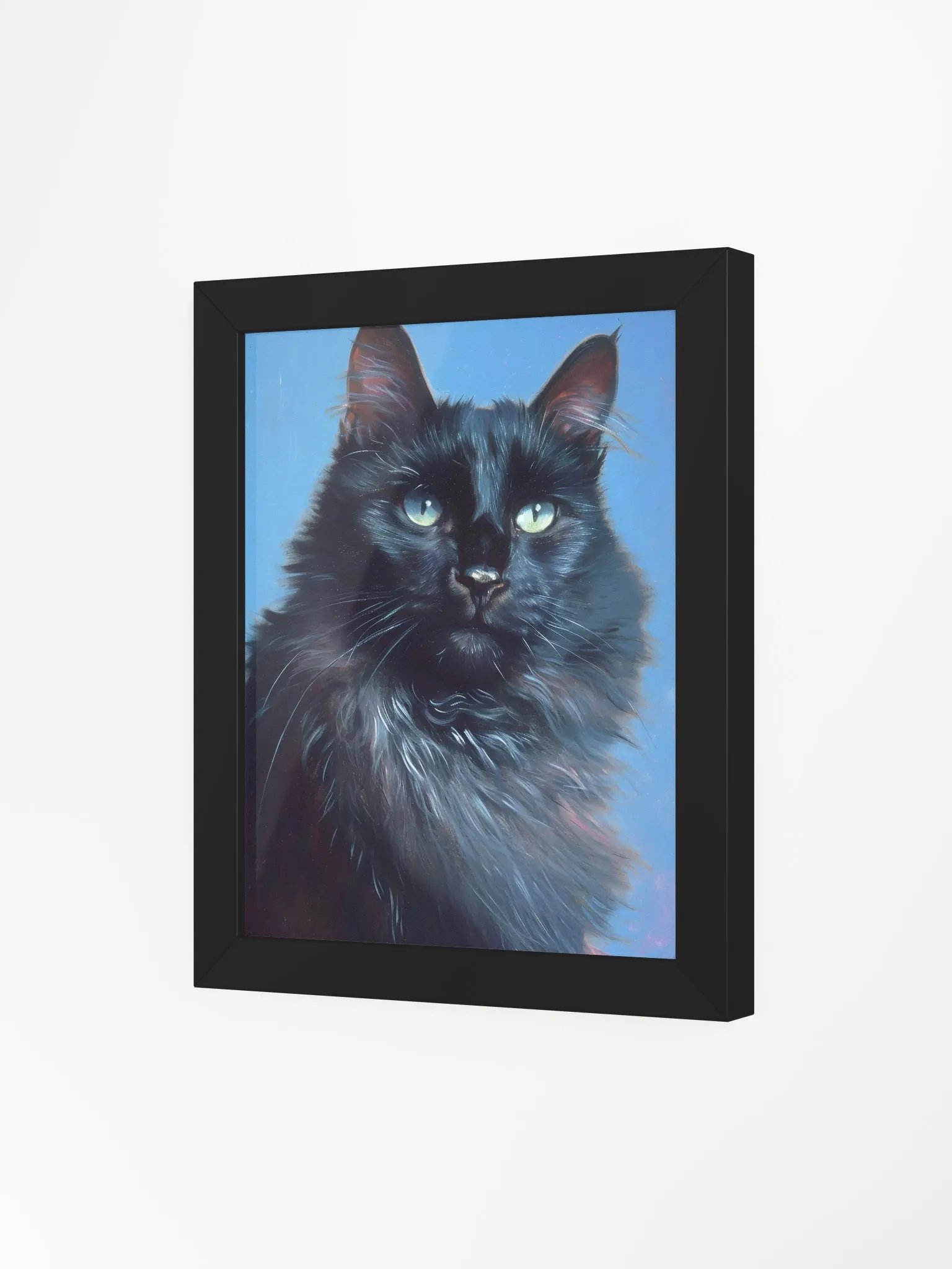 Ethereal Gaze - Framed Matte Cat Poster product image (6)