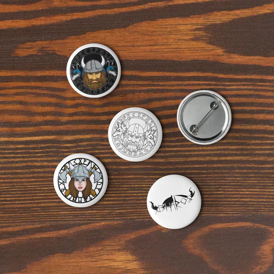 Ashiros Pin Button Set product image (10)