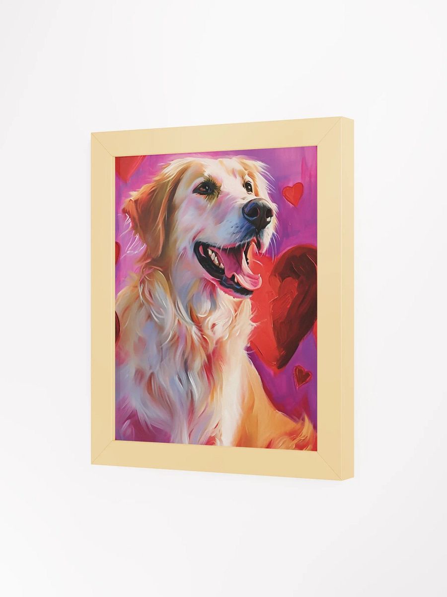 Radiant Retriever Love - Framed Matte Poster product image (5)