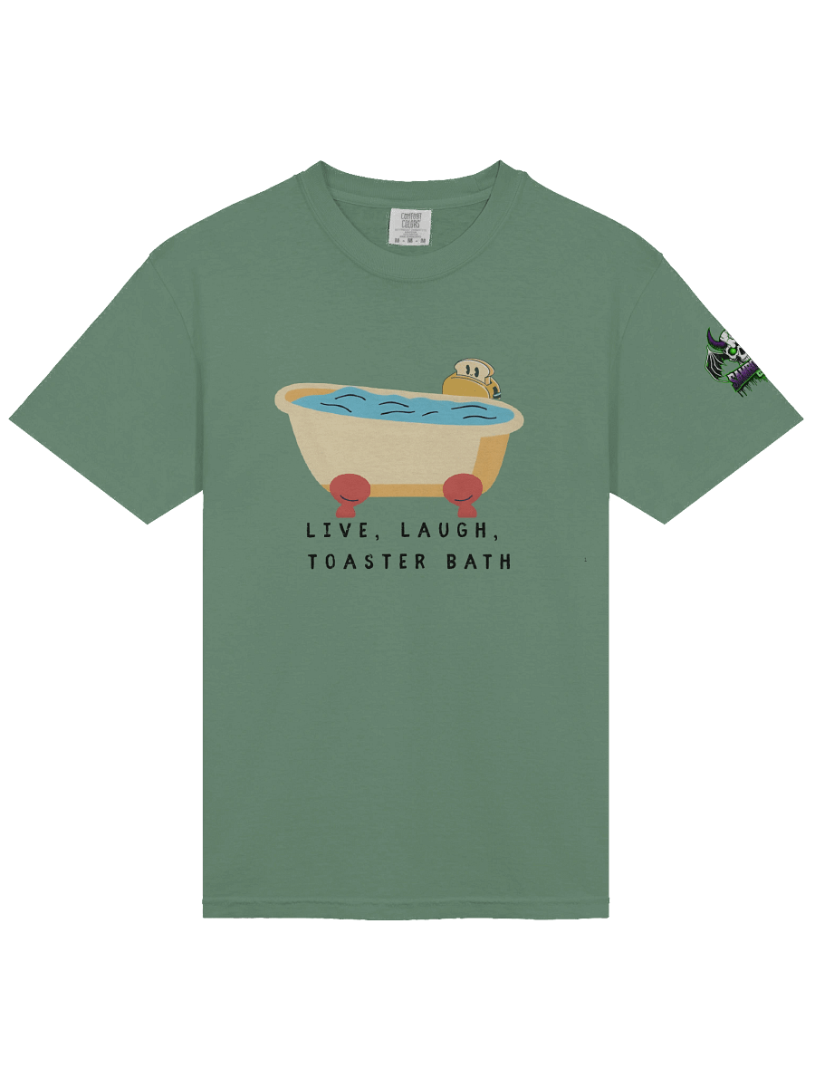 Live Laugh Toaster Bath Tee product image (3)