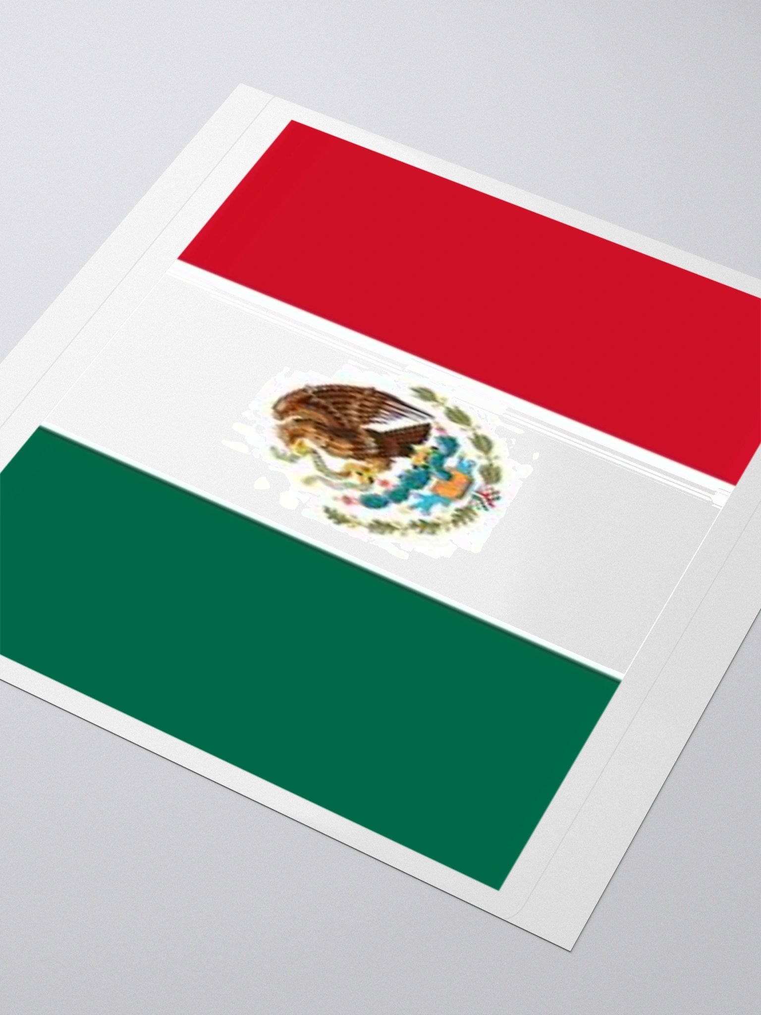 Mexico National Flag Sticker - Exclusive Vinyl Design, Multiple Sizes product image (8)