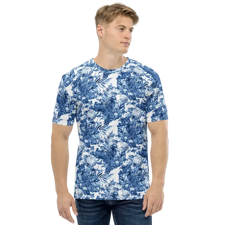 Azure Jungle | Crew Neck T-Shirt product image (1)