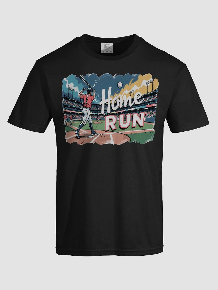 Dramatic Baseball Swing: Sunset Home Run T-Shirt product image (69)