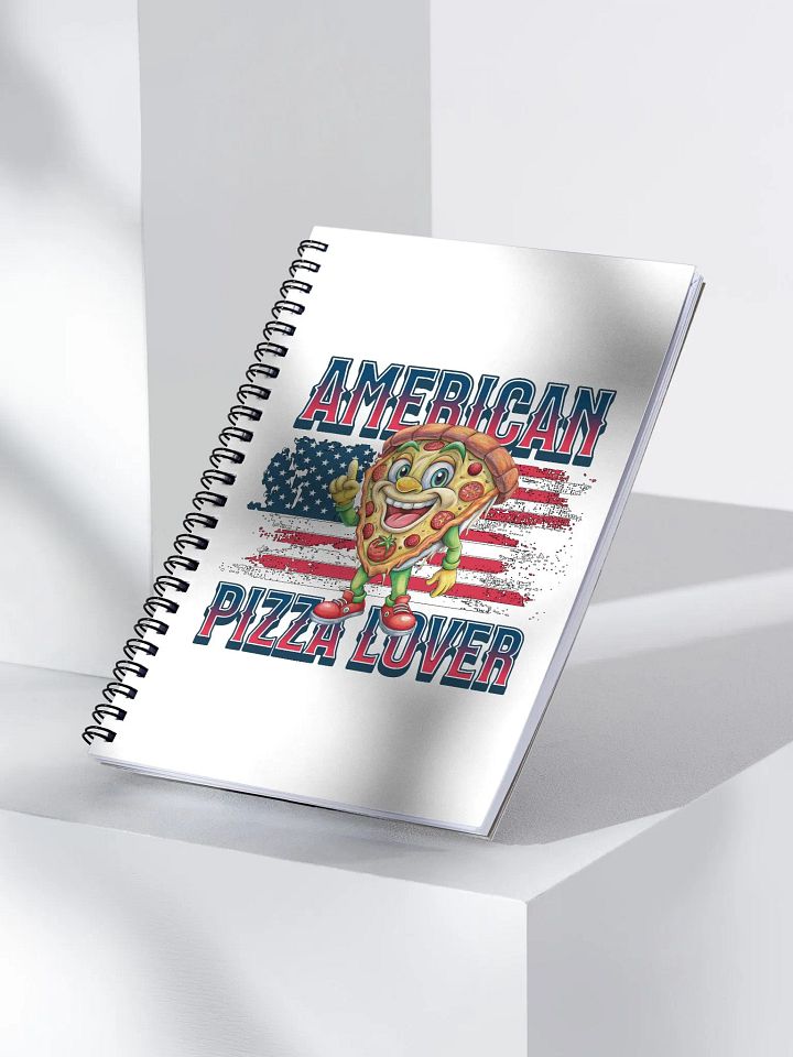 American Pizza Lover Spiral Notebook product image (2)