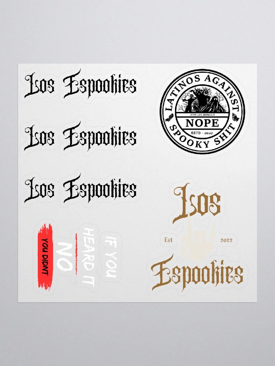 LatinosAgainstSpookyShit Sticker Pack #1 product image (1)