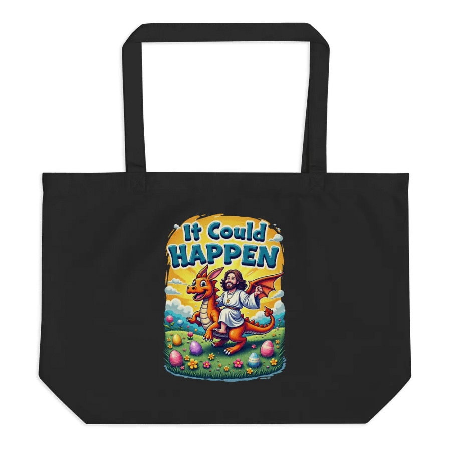 It Could Happen Easter Dragon Eco Tote product image (1)