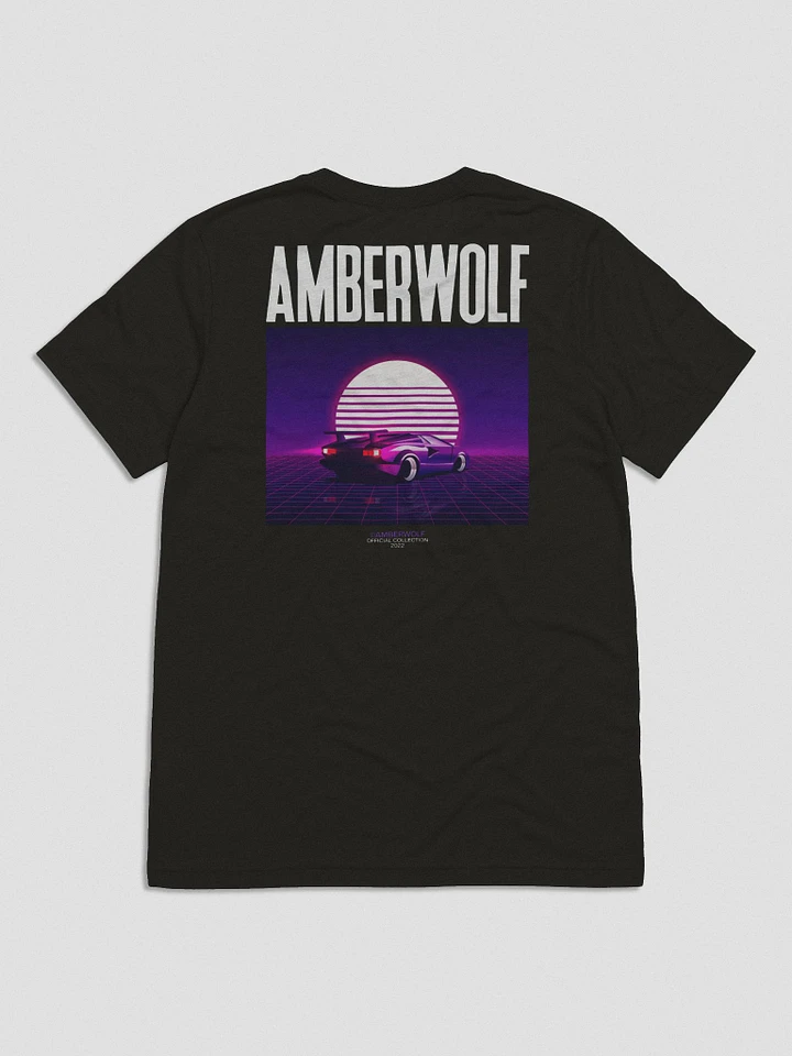 amberwolf synthwave tshirt (ultrasoft) product image (1)