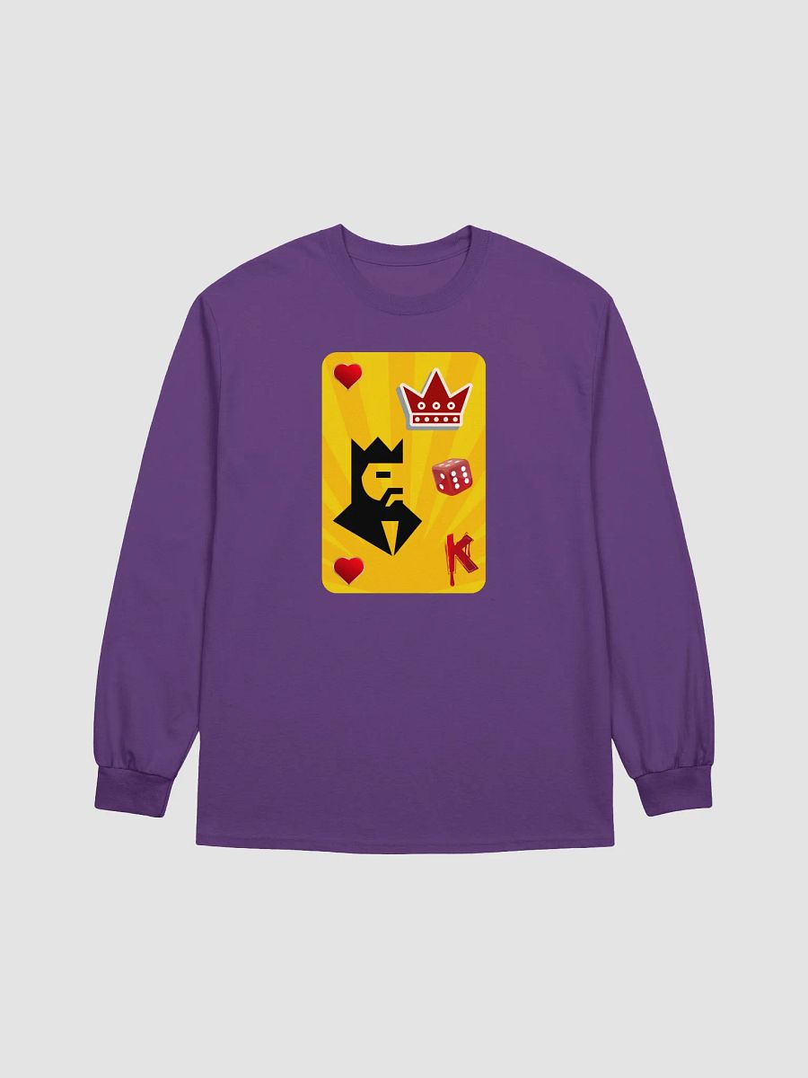 Regal King Playing Card Long Sleeve Tee product image (21)