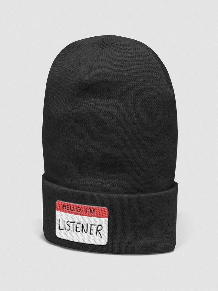 Hello, I'm Listener Beanie product image (3)