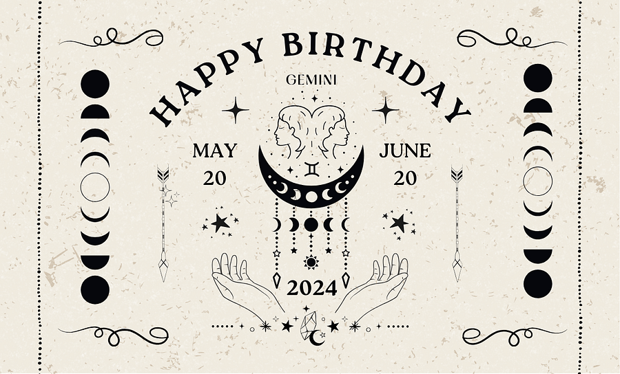 Gemini Celestial Zodiac Birthdate Candle, Constellation Birth Month Birthday Gift product image (6)