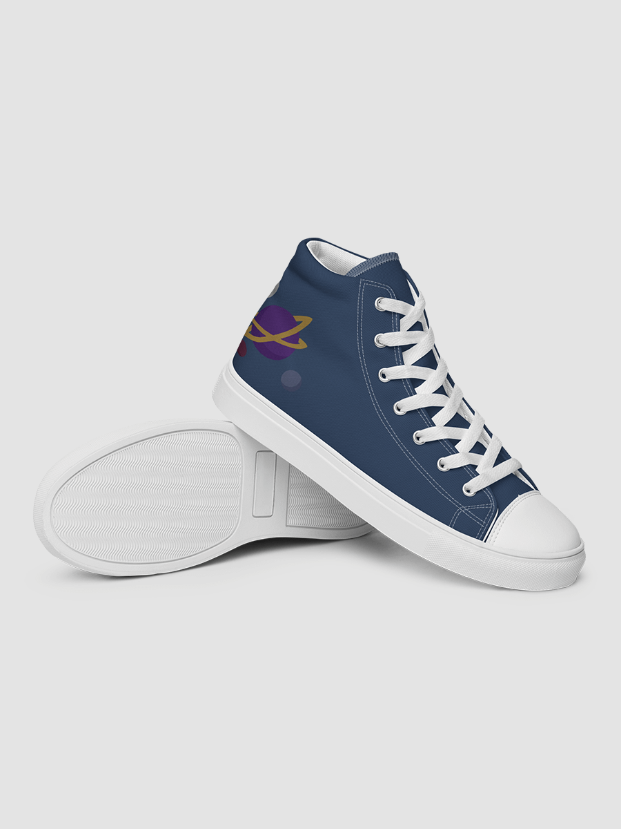 Women’s high top canvas shoes - Dark Blue product image (3)