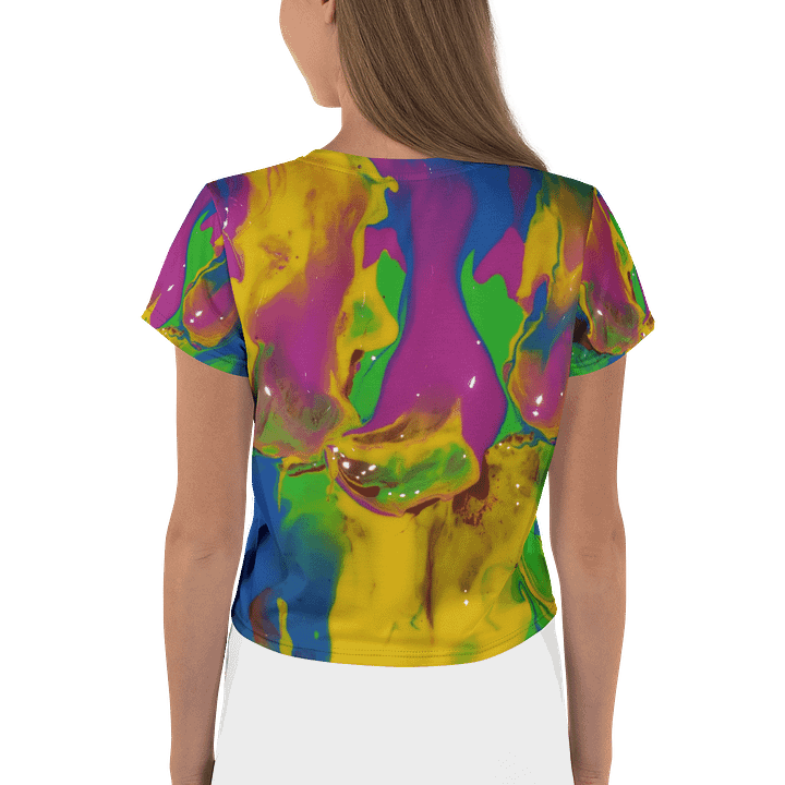 Marbled Dreams All-Over Crop Tee product image (2)