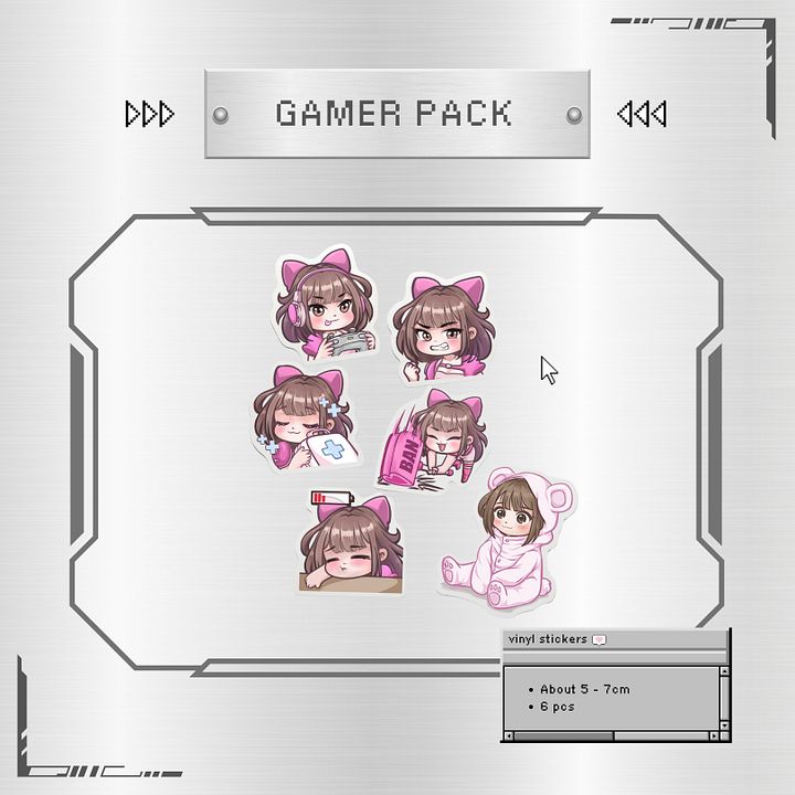 STICKERS - GAMER PACK product image (1)