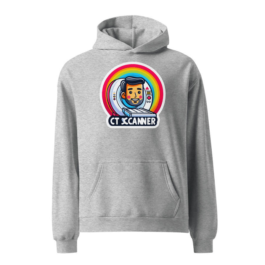 Rainbow CT Xcanner Unisex Oversized Hoodie product image (4)