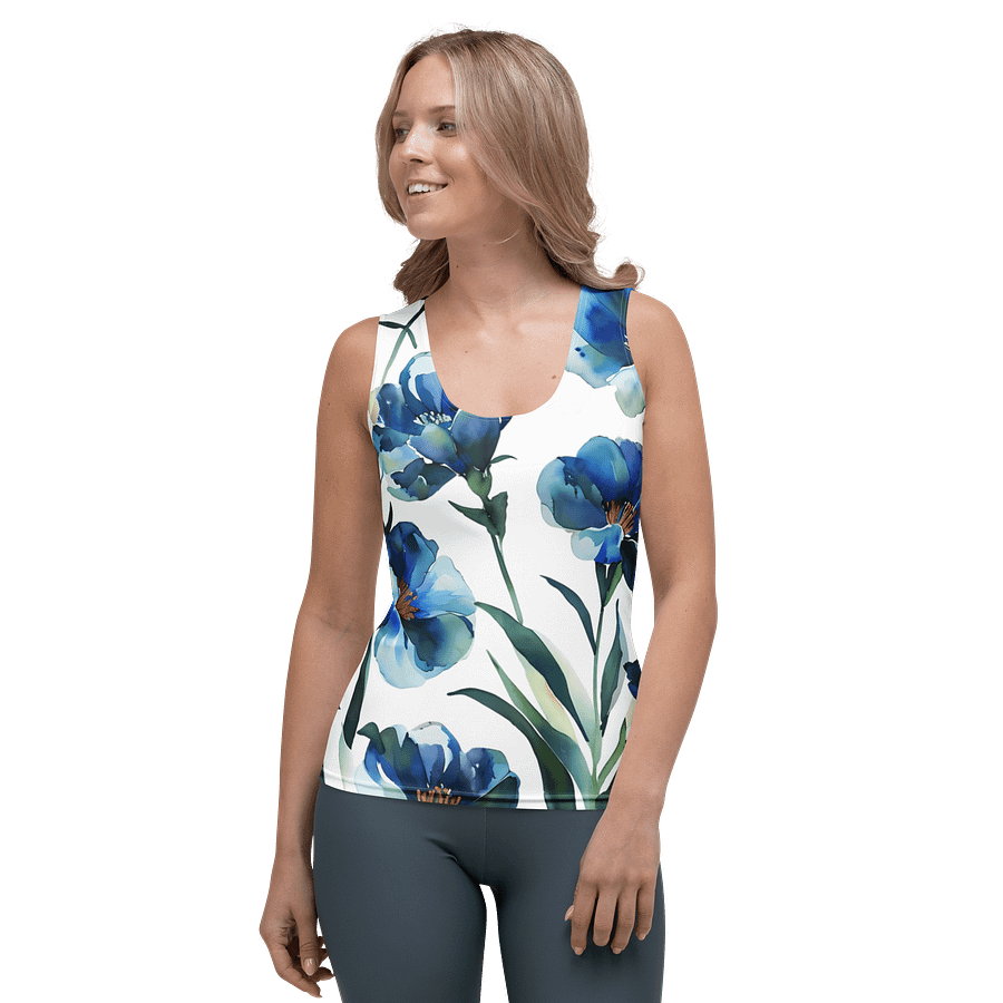 Watercolor Floral Bliss Women's Tank Top product image (1)