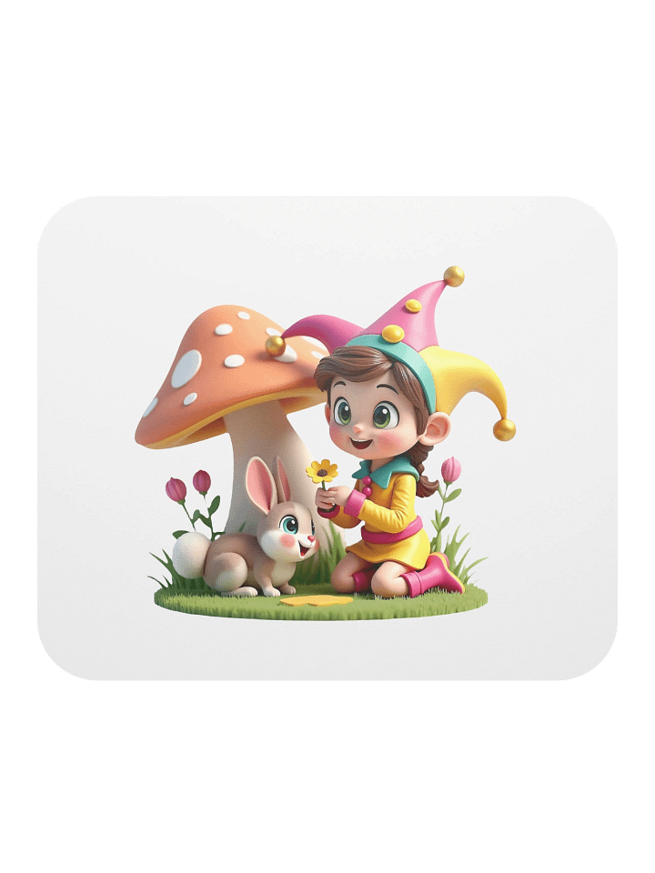 🐰 JessyJesty Bunny Classic Mouse Pad – Whimsical Joy for Your Workspace product image (1)