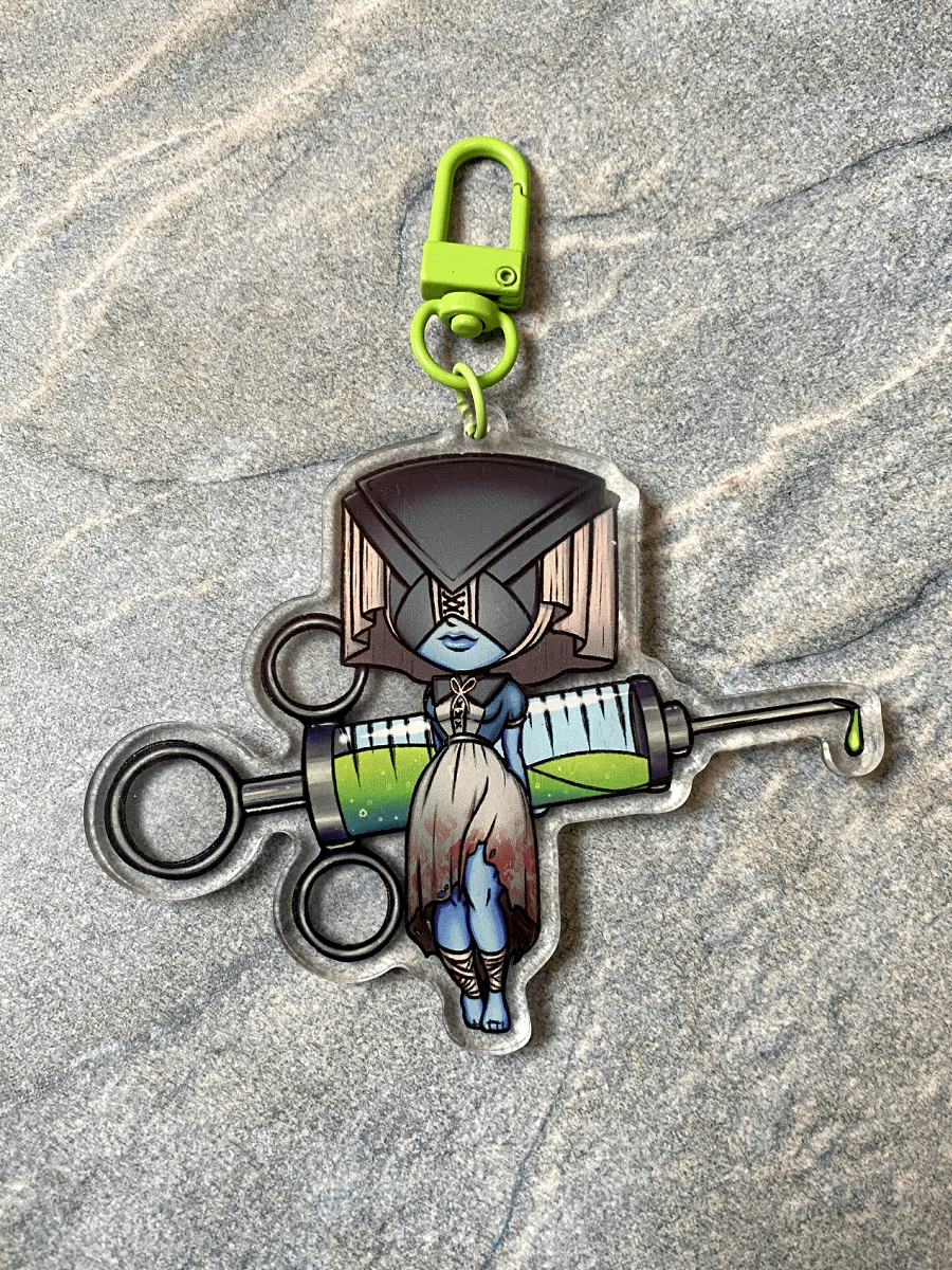 Undead Nurse Acrylic Keychain product image (1)