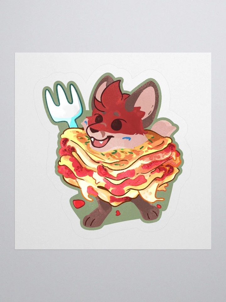 Lasagna ScFox Sticker product image (1)