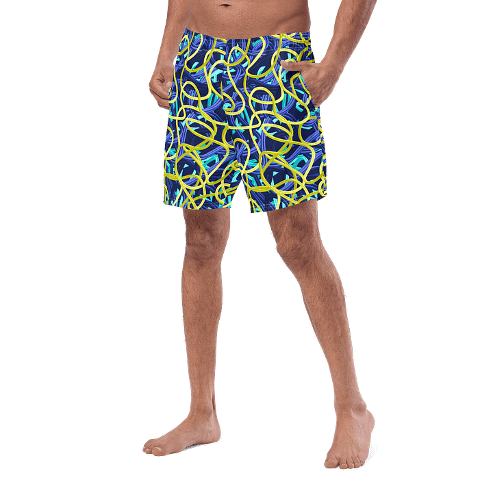 Sunset Paradise All-Over Swim Shorts product image (2)