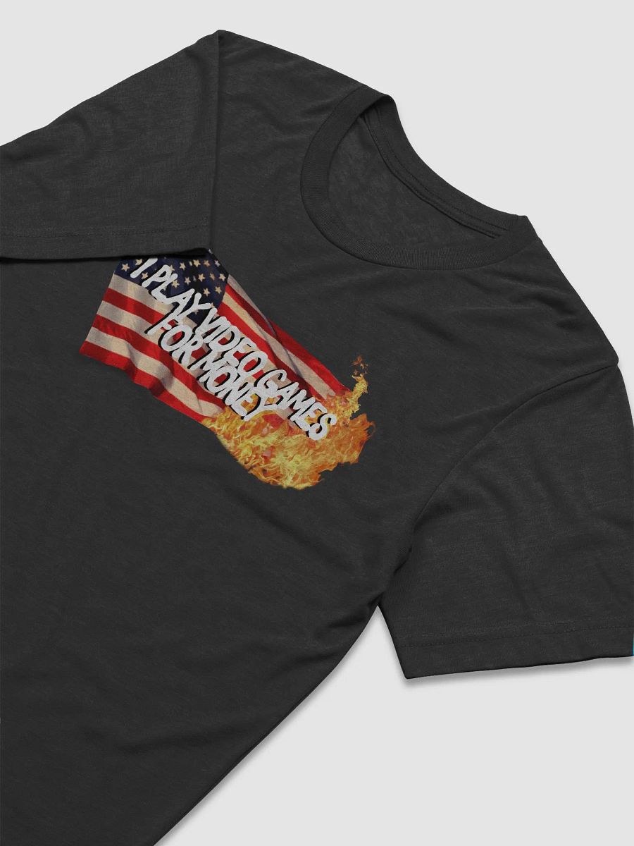 I PLAY VIDEO GAMES FOR MONEY T-SHIRT [BLACK] product image (3)