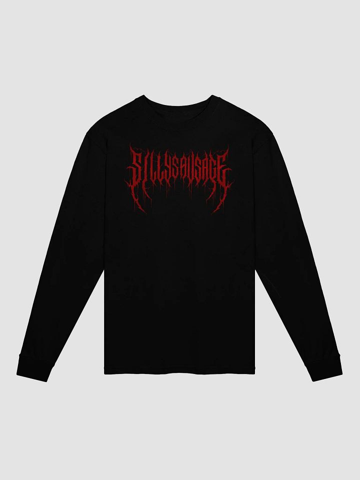 Sillysau5age Deathmetal Longsleeve T-Shirt (Red) product image (1)