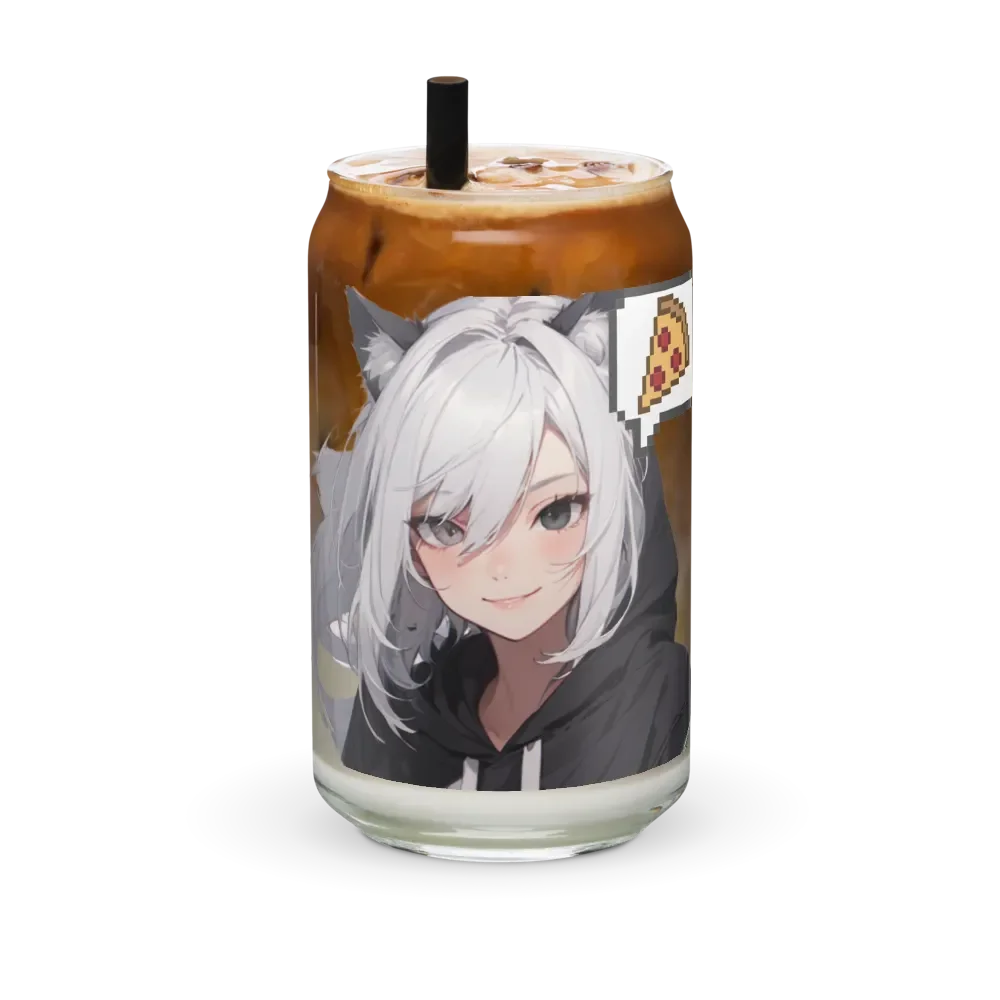 Raijin Kawaii Cat-Eared Can Shaped Glass product image (12)