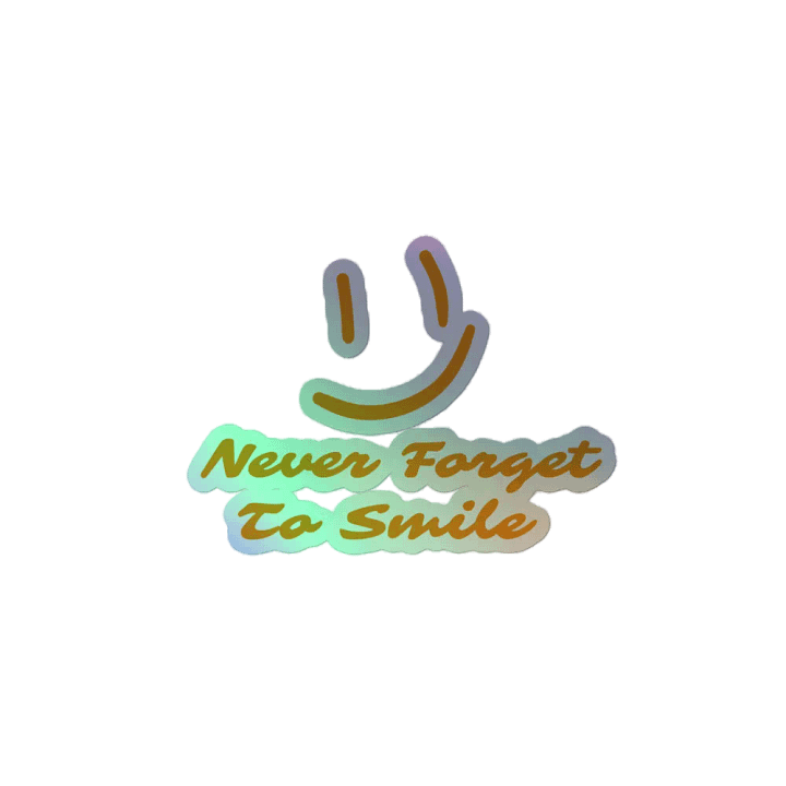 Smile Bright Holographic Sticker Set product image (2)