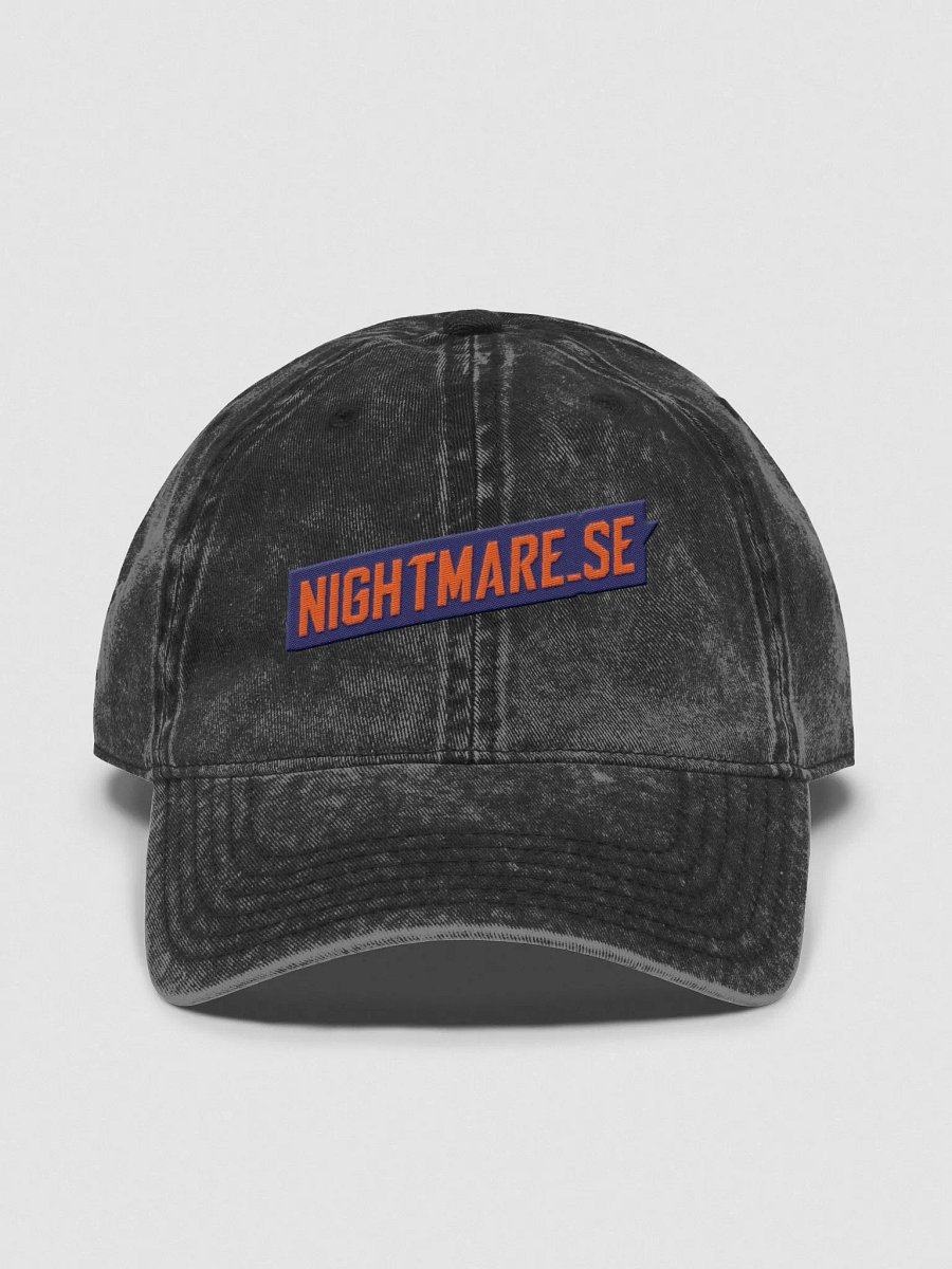 Nightmare_se Logo text hat product image (1)