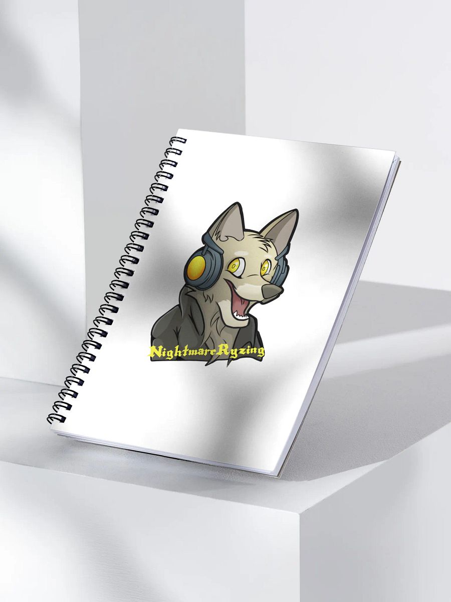 Nightmare Ryzing Wolf Spiral Notebook product image (3)