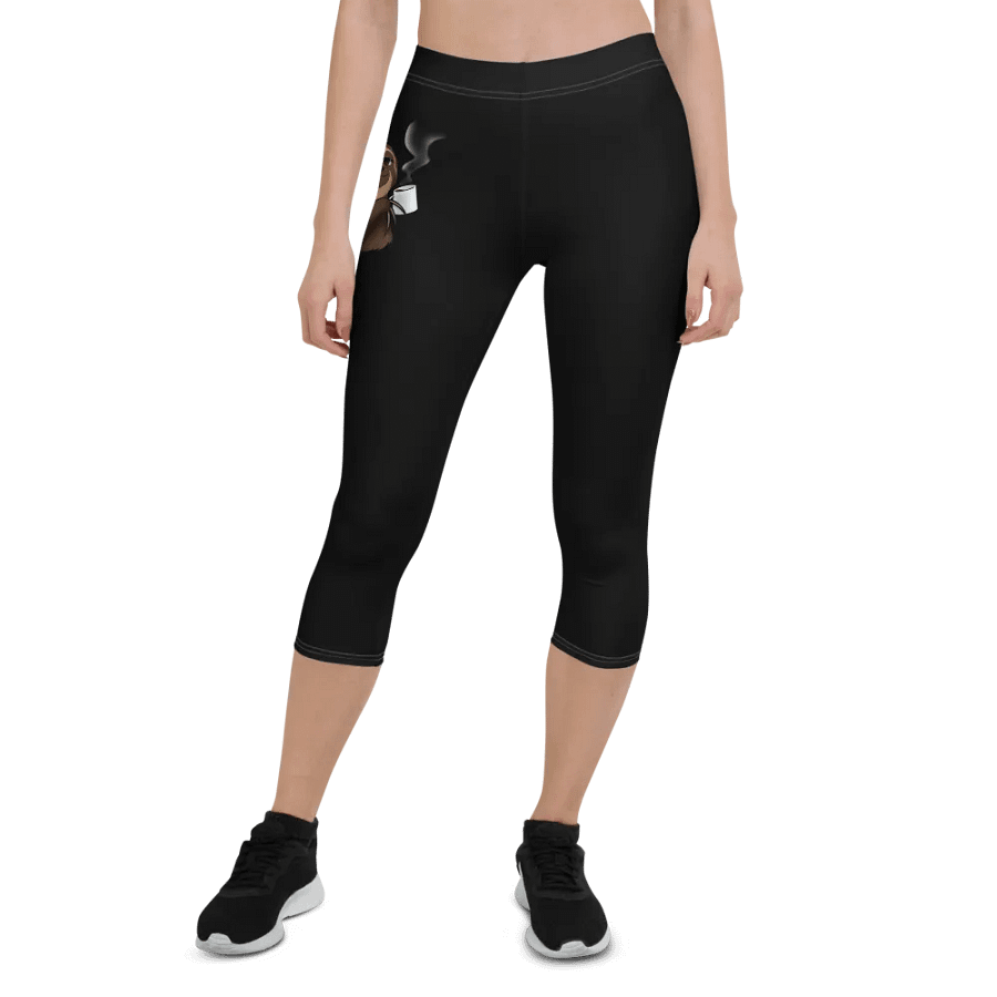 Slothful Sips Capri Leggings product image (1)