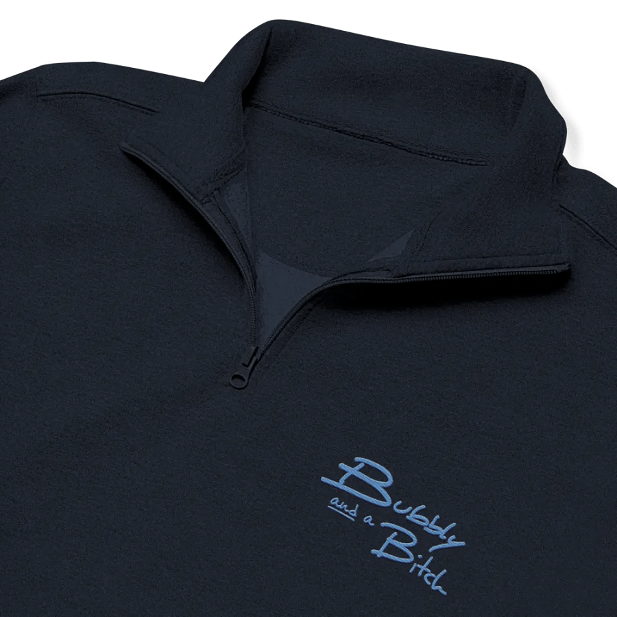 Bubbly and a B*tch (electric shadow design) embroidered quarter zip product image (11)