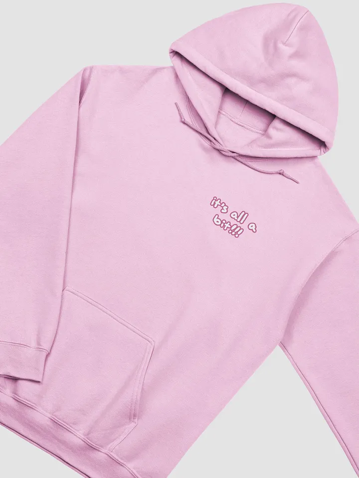“It’s all a bit!!!” (sm. lined design, #CB6398) classic hoodie product image (43)