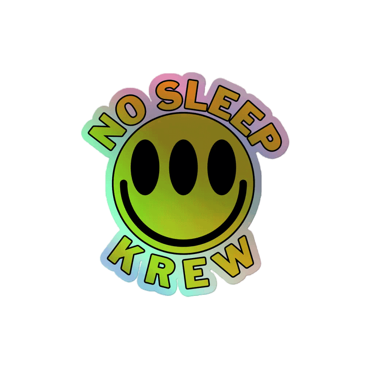 No Sleep Krew - ' The OG' Holographic Sticker product image (2)
