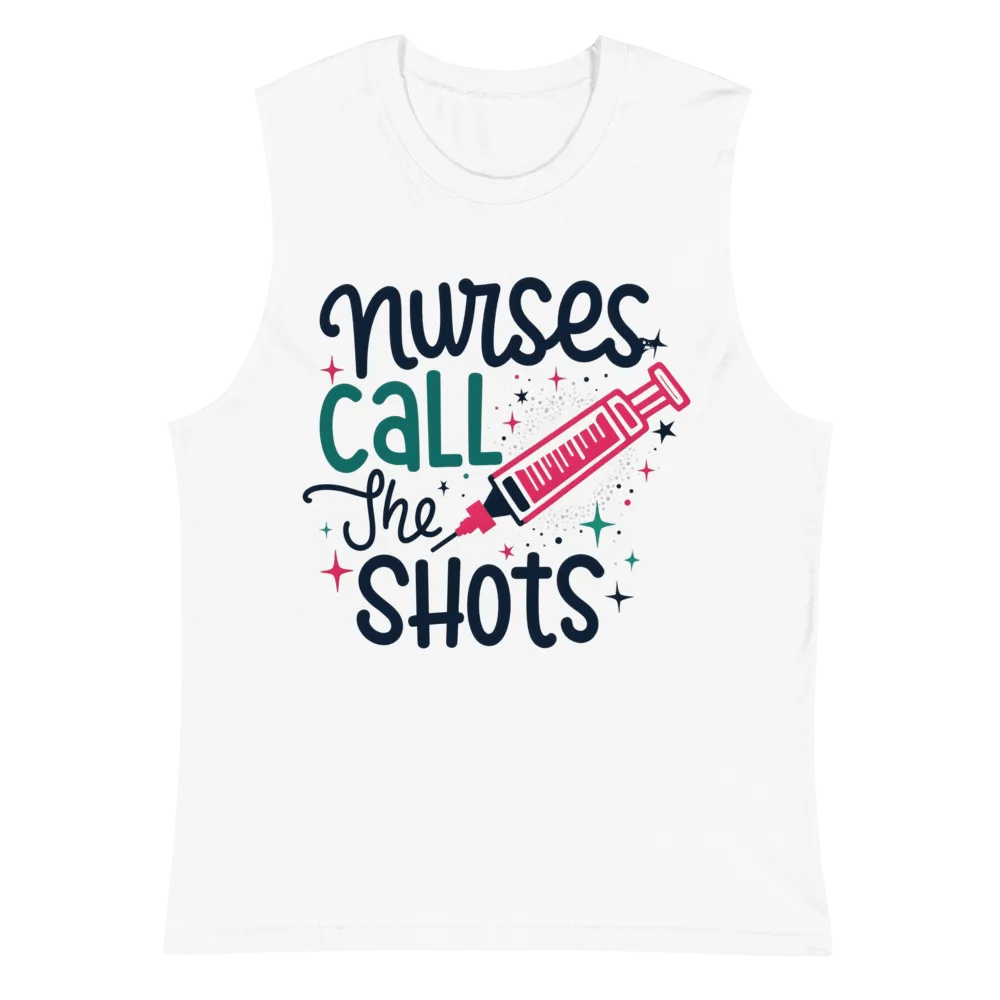Nurses Call The Shots Muscle Tank product image (2)