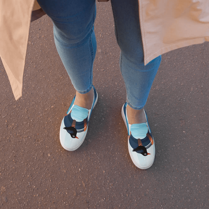 Women's Slip-On Canvas Shoes 🌊 Sea Mood product image (2)