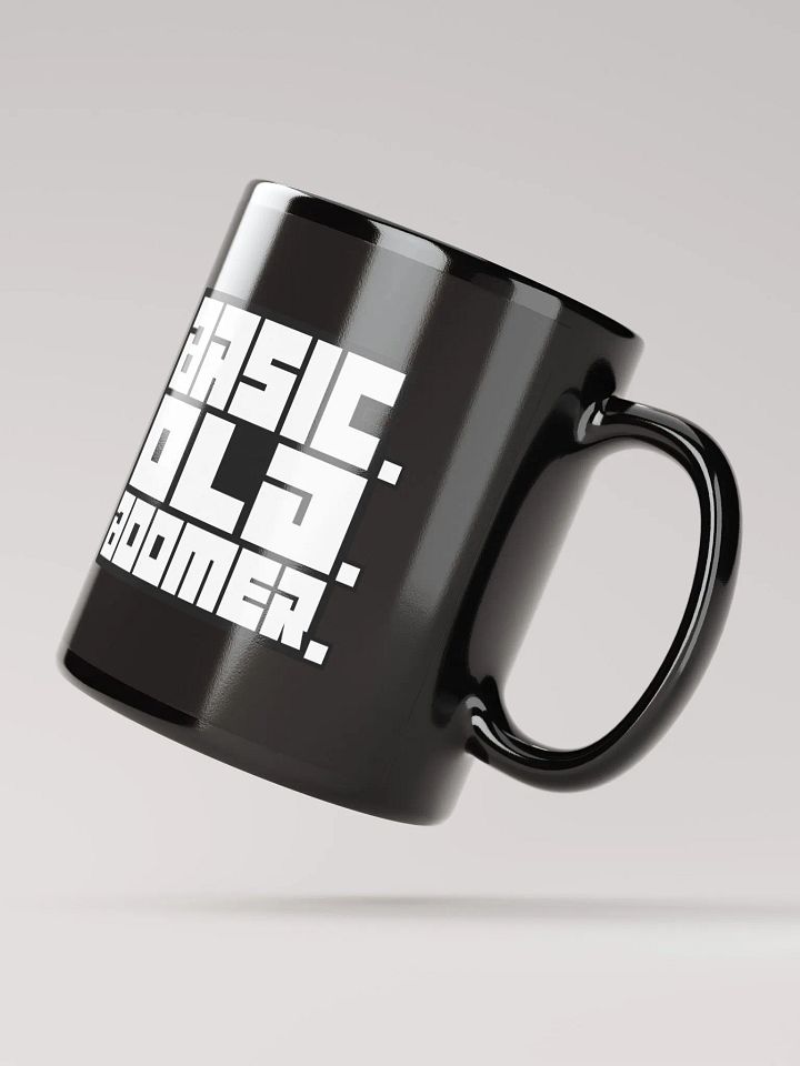 BASIC OLD BOOMER BLACK MUG product image (4)