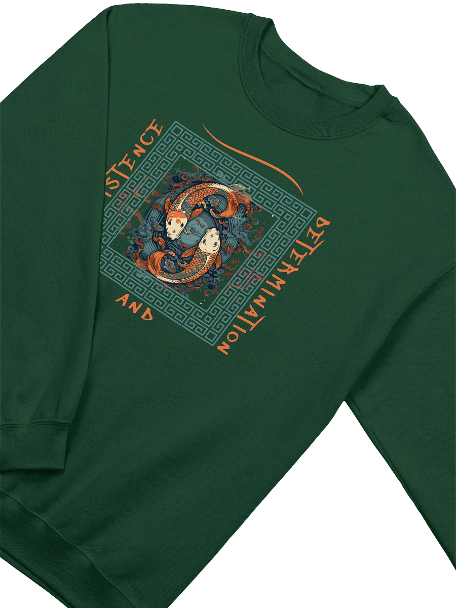 Koi Fish Circle of Persistence Sweatshirt product image (6)