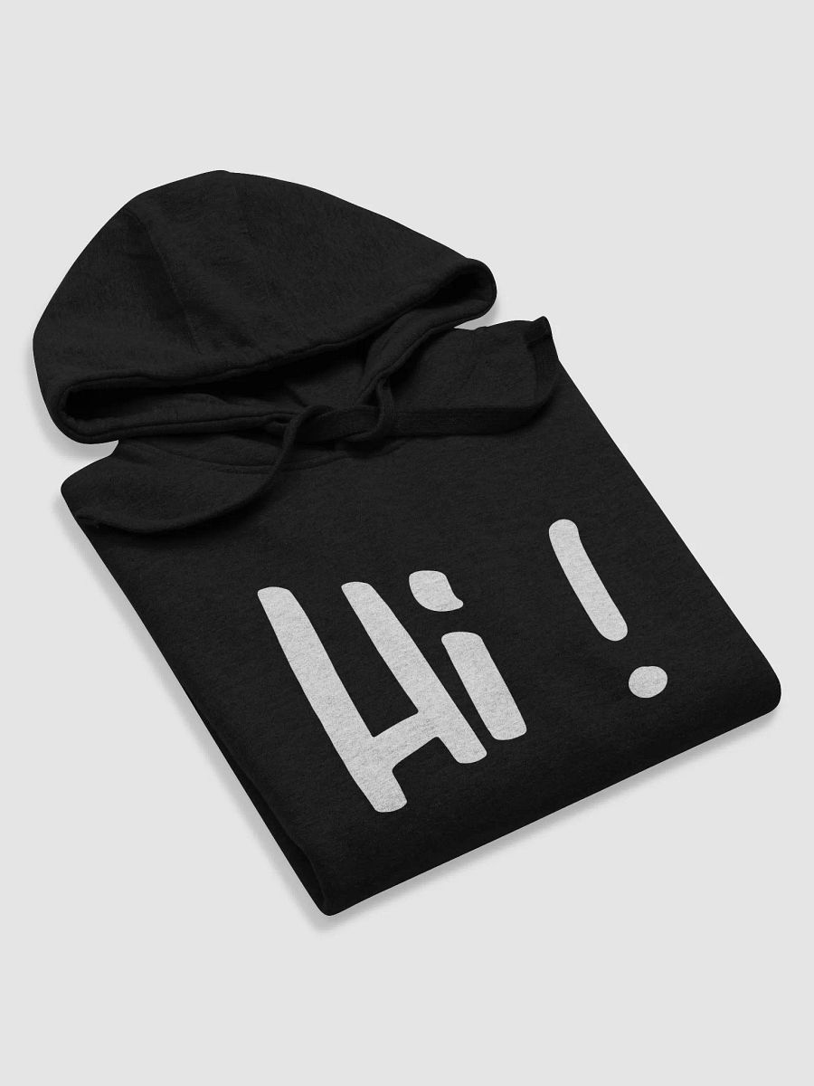 Hi/Bye Hoodie B&W Limited Edition product image (5)