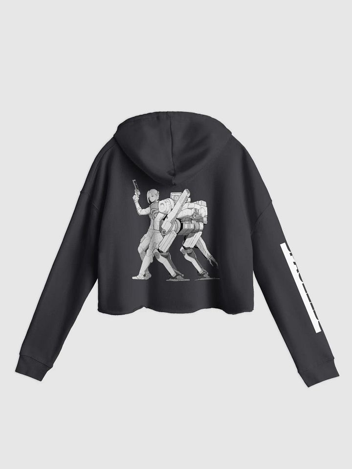 Cropped SpaceLibs Hoodie (Light Logo) product image (5)
