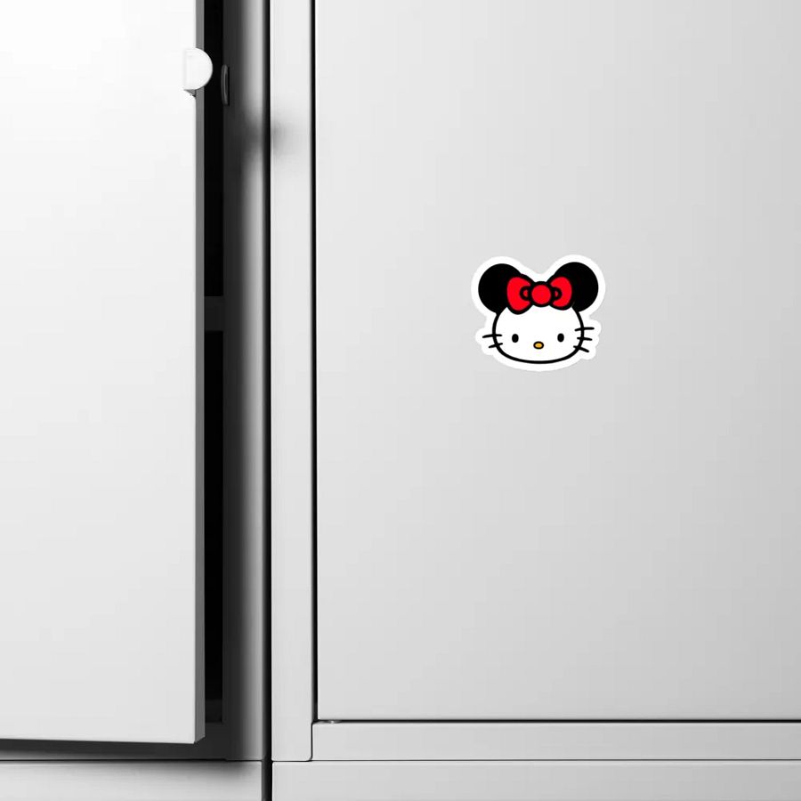 Hello Kitty x Minnie Magnet (Red Bow) product image (9)