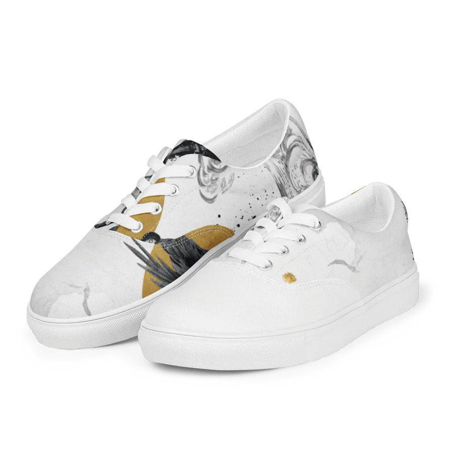 Sunrise Crane Women's Canvas Shoes product image (5)