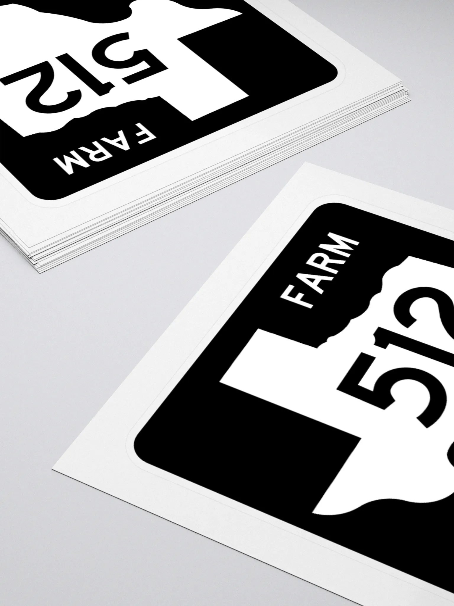 Texas Farm Road Sign FM 512 Sticker product image (4)