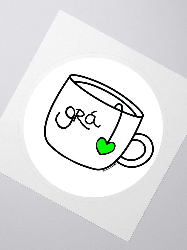 Cupán Grá (A Cup of Love) Sticker product image (2)