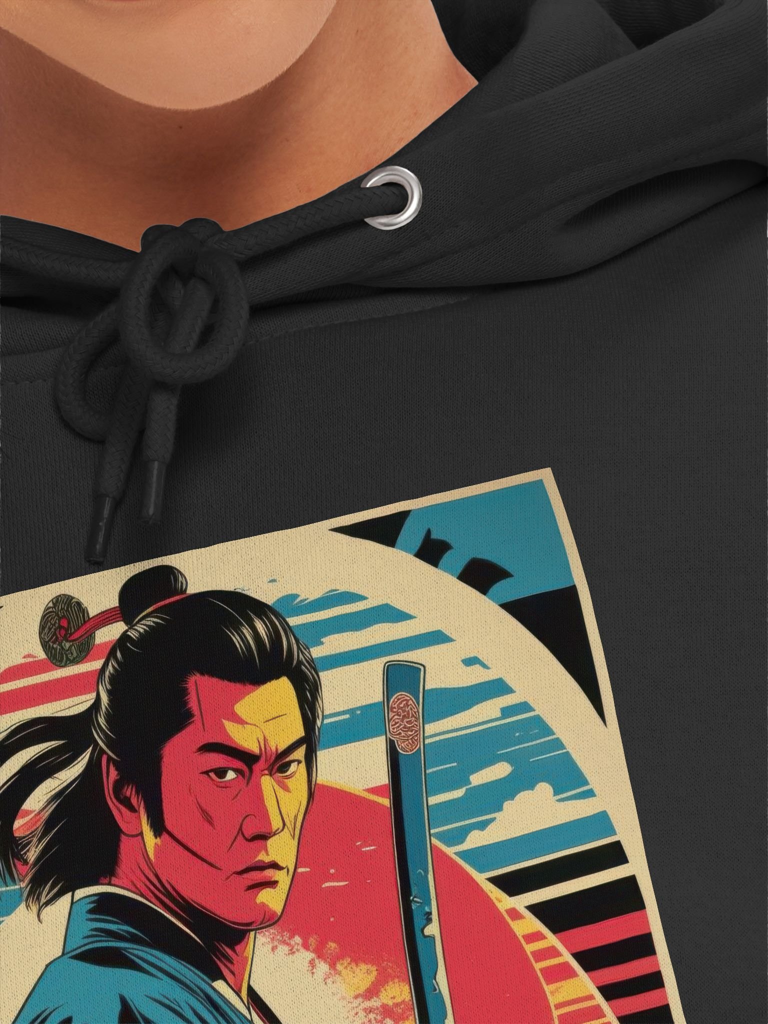 Samurai Sunset Premium Hoodie product image (7)