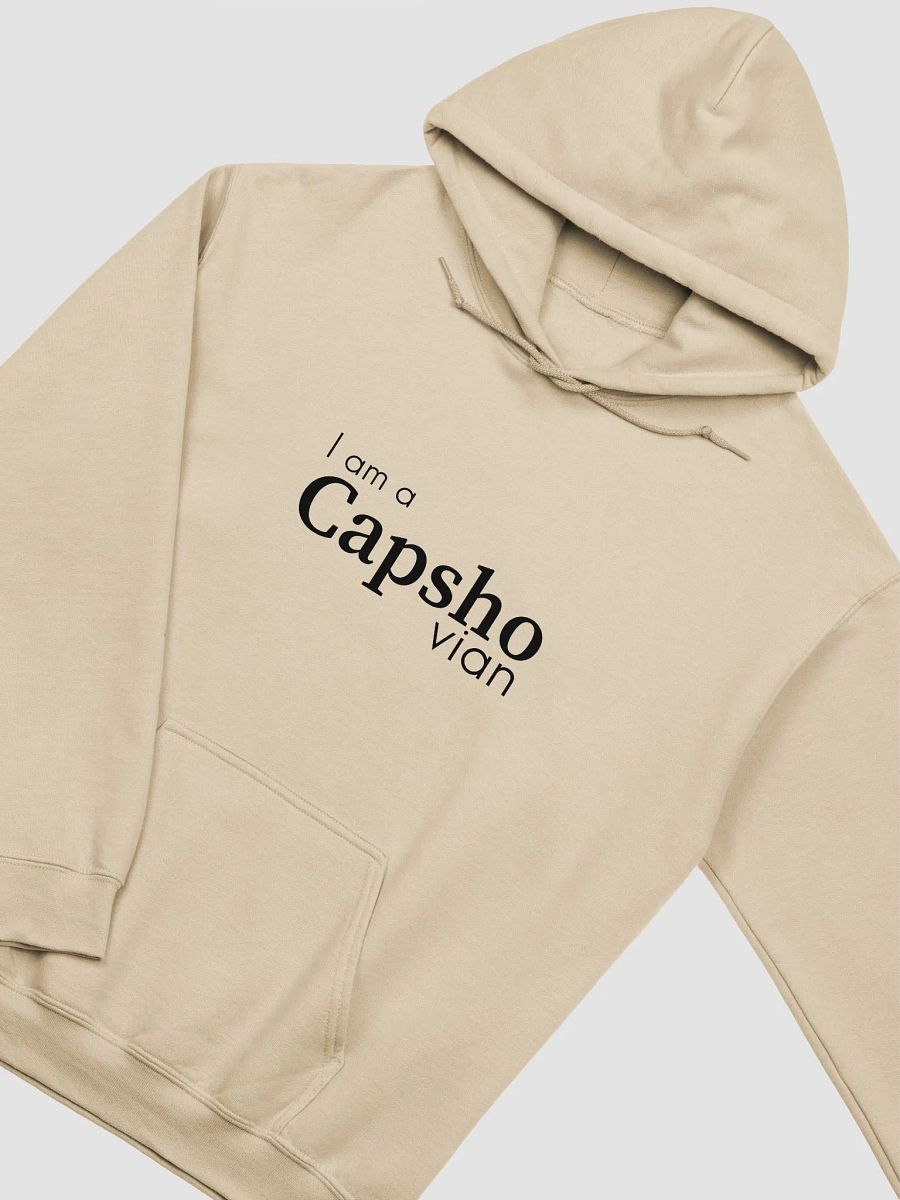 The "Certified Capshovian" Comfort Hoodie product image (2)