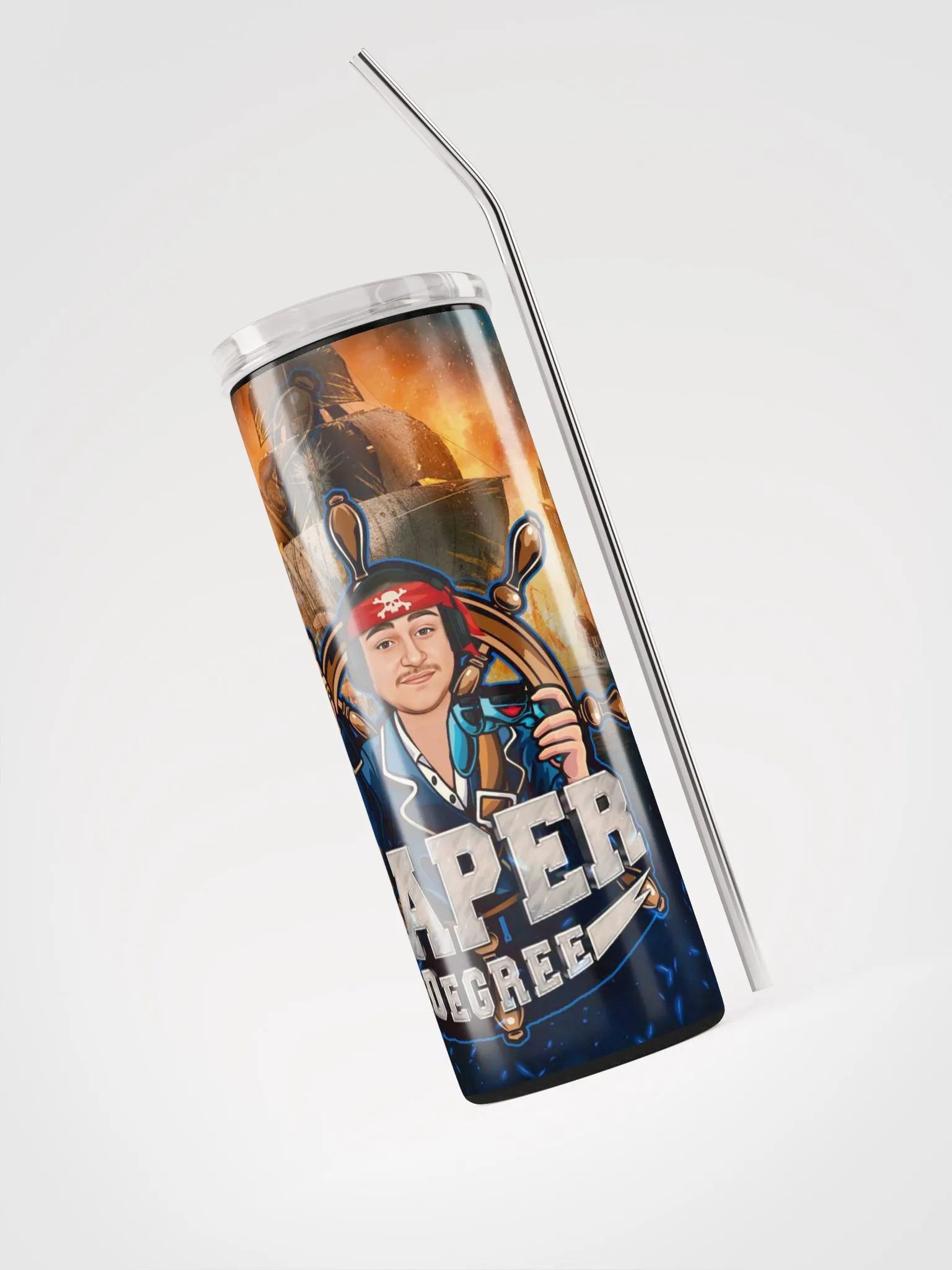 Pirate tumbler product image (3)