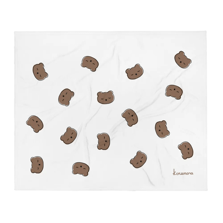 Sleepy Bear Throw Blanket product image (1)