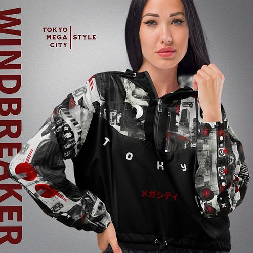 💯 Beat the streetwear game with the Tokyo Mega City Crop Hoodie Windbreaker. Inspired by the bold energy of one of the world’...