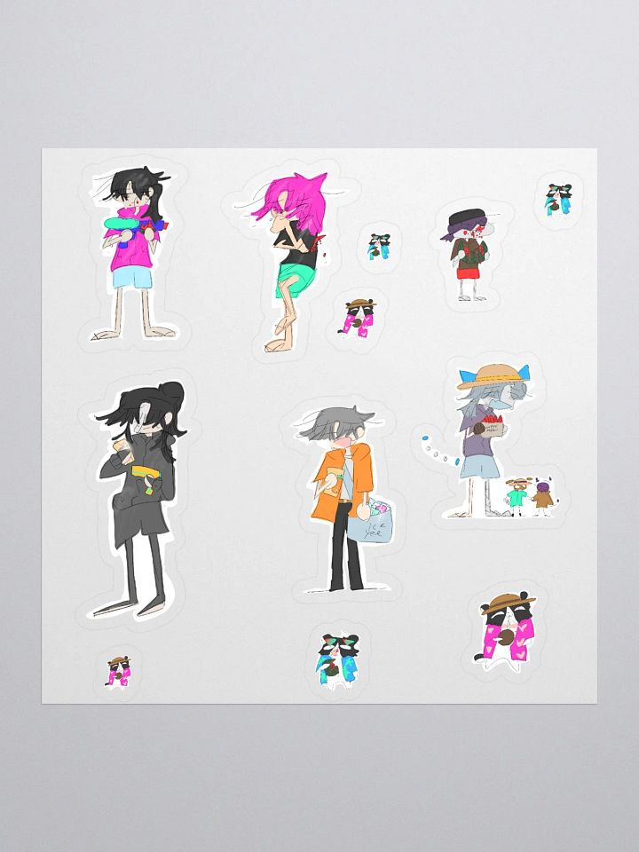 Moon Savers Hampan and Ray stickers July product image (1)