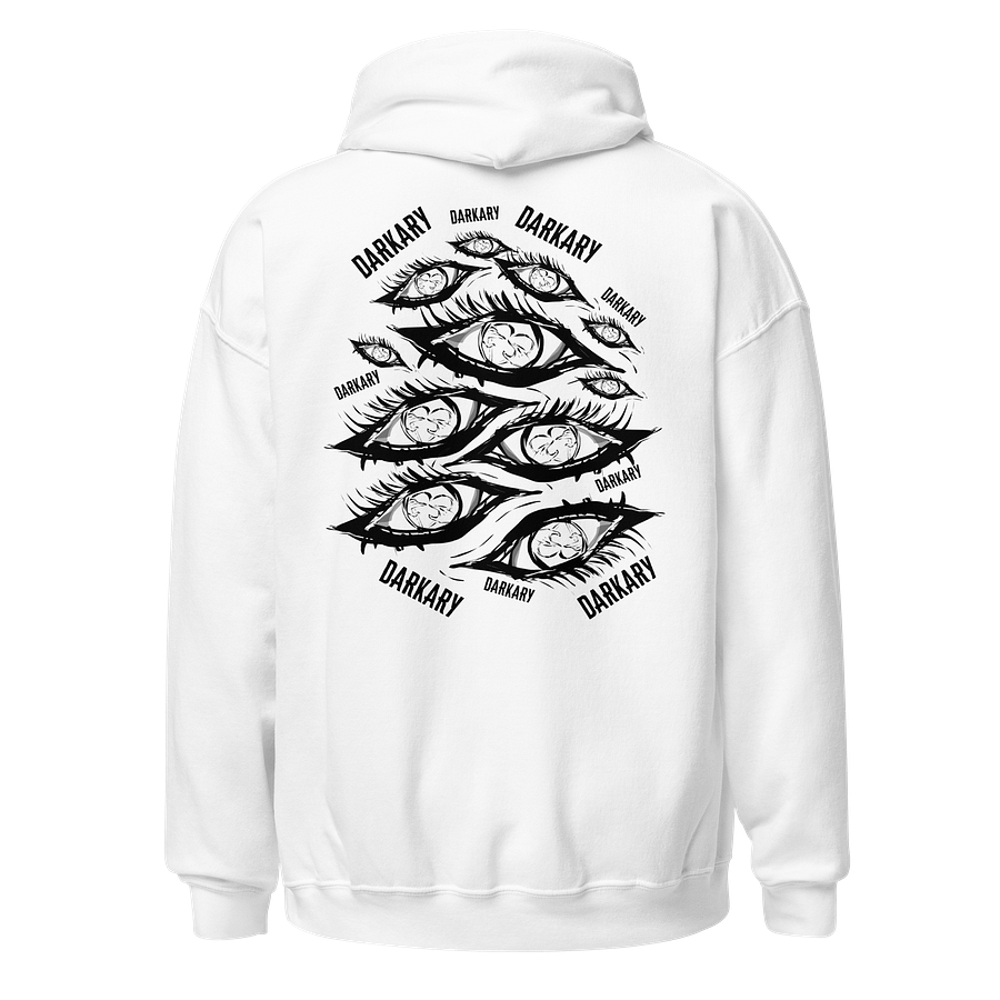 DARKARY Eyes White Hoodie product image (1)